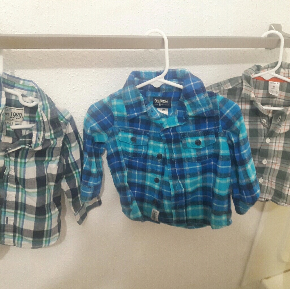 3 Botton up dress shirts